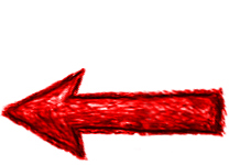 freccia batteria rossa